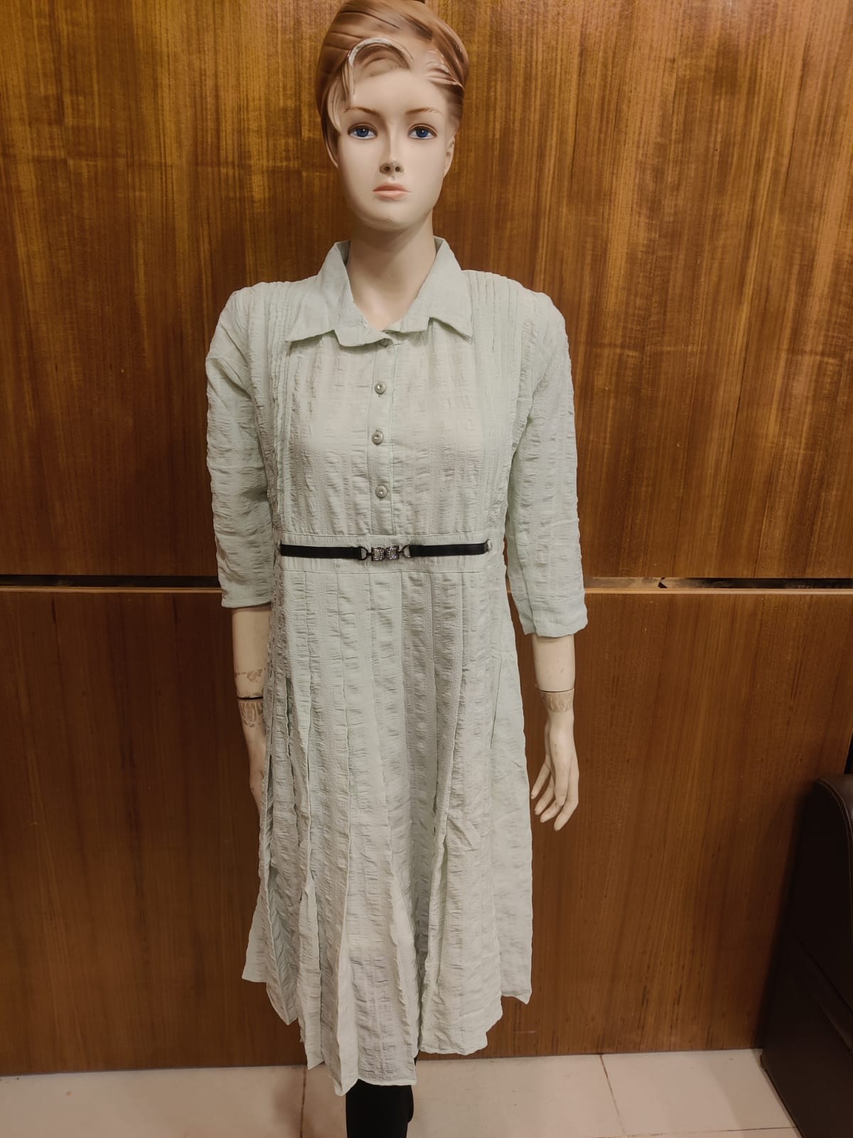 Pleated Polo